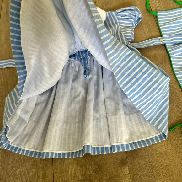 Vintage 24M Girl Striped Tie Front Dress Lord & Taylor Jayne Copeland - Picture 12 of 16